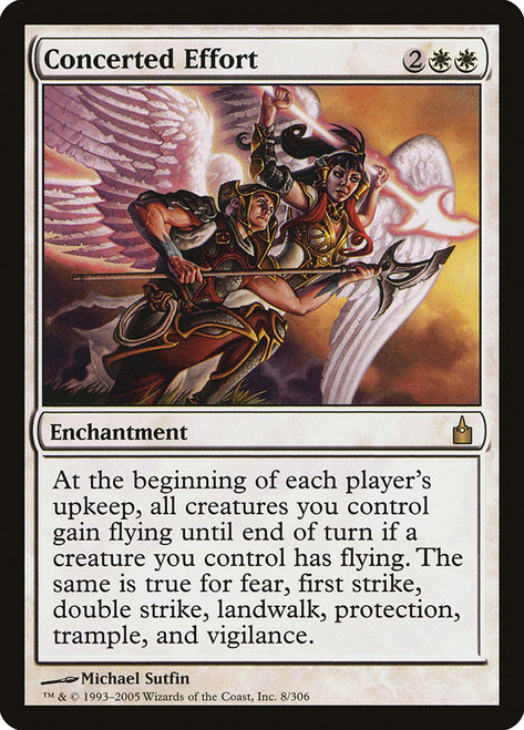 Concerted Effort\nRavnica: City of Guilds\nSingle\nMagic The Gathering