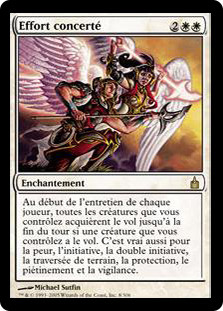 Concerted Effort
Ravnica: City of Guilds - French
Single
Magic The Gathering