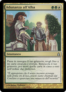 Congregation At Dawn
Ravnica: City of Guilds - Italian
Single
Magic The Gathering