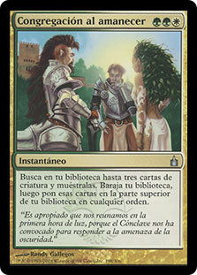 Congregation At Dawn
Ravnica: City of Guilds - Spanish
Single
Magic The Gathering
