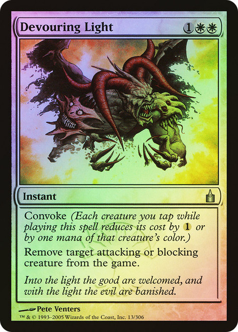 Devouring Light\nRavnica: City of Guilds\nSingle\nMagic The Gathering