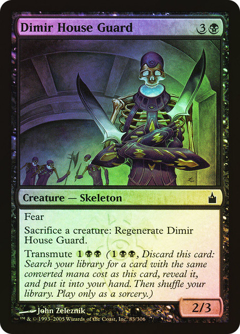 Dimir House Guard\nRavnica: City of Guilds\nSingle\nMagic The Gathering