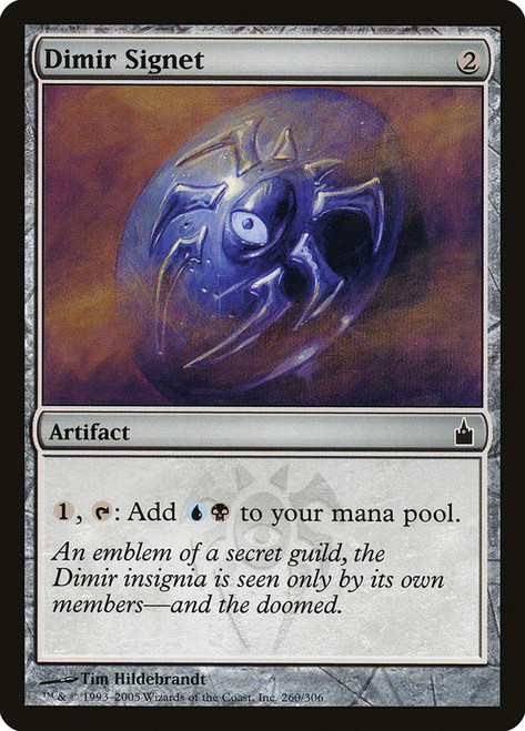 Dimir Signet\nRavnica: City of Guilds\nSingle\nMagic The Gathering