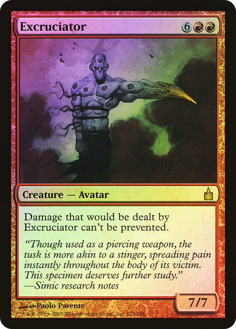 Excruciator\nRavnica: City of Guilds\nSingle\nMagic The Gathering