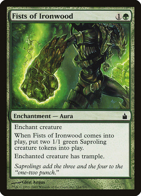 Fists of Ironwood\nRavnica: City of Guilds\nSingle\nMagic The Gathering