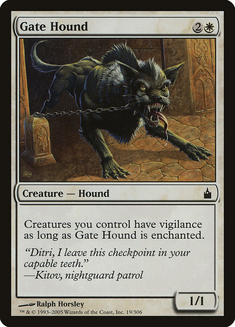 Gate Hound\nRavnica: City of Guilds\nSingle\nMagic The Gathering