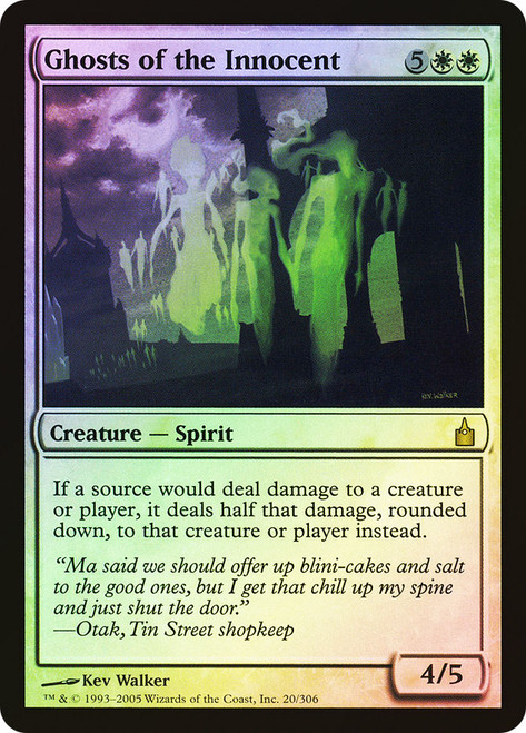 Ghosts of the Innocent\nRavnica: City of Guilds\nSingle\nMagic The Gathering