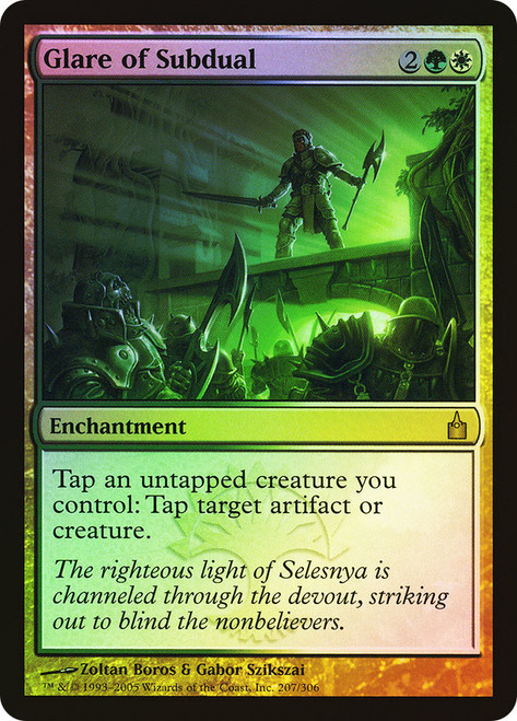 Glare of Subdual\nRavnica: City of Guilds\nSingle\nMagic The Gathering
