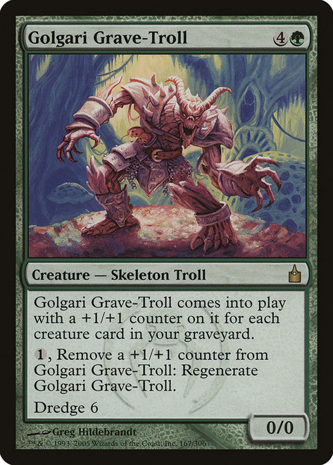 Golgari Grave-Troll\nRavnica: City of Guilds\nSingle\nMagic The Gathering