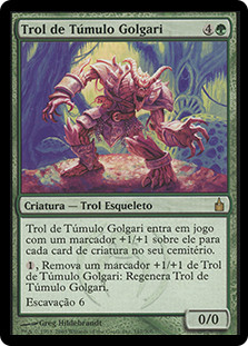 Golgari Grave-Troll
Ravnica: City of Guilds - Portuguese
Single
Magic The Gathering