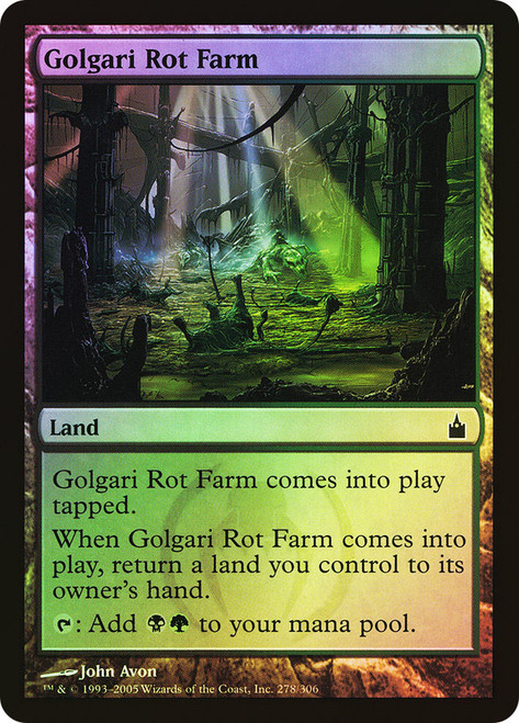 Golgari Rot Farm\nRavnica: City of Guilds\nSingle\nMagic The Gathering