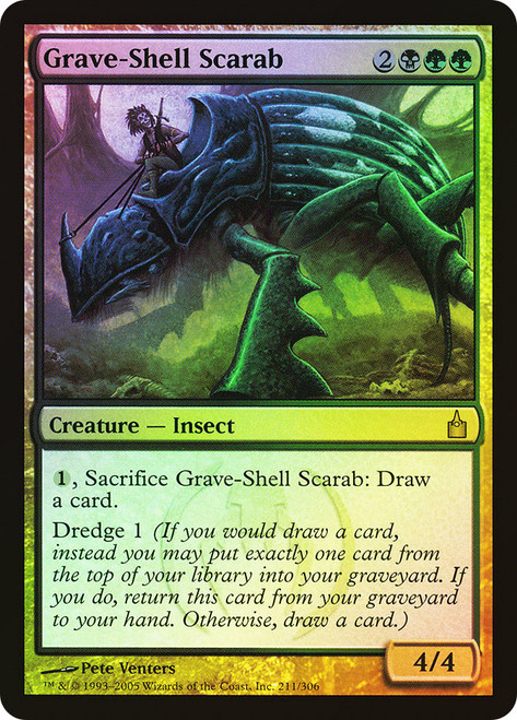 Grave-Shell Scarab\nRavnica: City of Guilds\nSingle\nMagic The Gathering