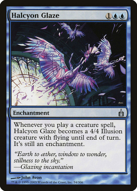 Halcyon Glaze\nRavnica: City of Guilds\nSingle\nMagic The Gathering
