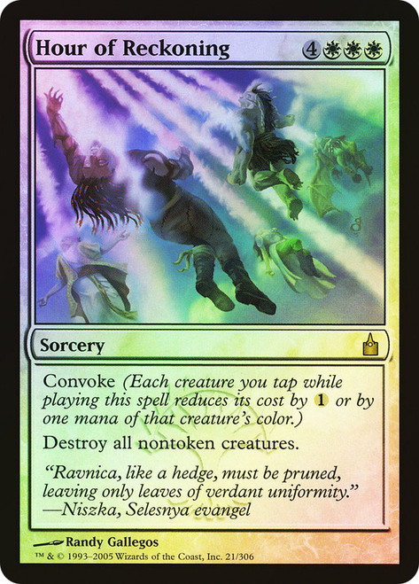 Hour of Reckoning\nRavnica: City of Guilds\nSingle\nMagic The Gathering