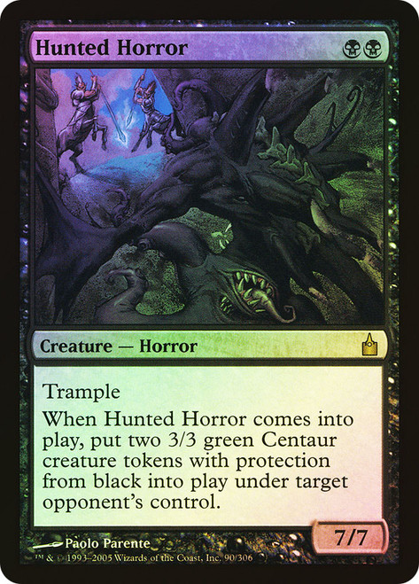 Hunted Horror\nRavnica: City of Guilds\nSingle\nMagic The Gathering