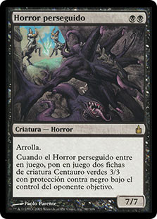 Hunted Horror
Ravnica: City of Guilds - Spanish
Single
Magic The Gathering