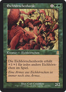 Squirrel Mob
Odyssey - German
Single
Magic The Gathering