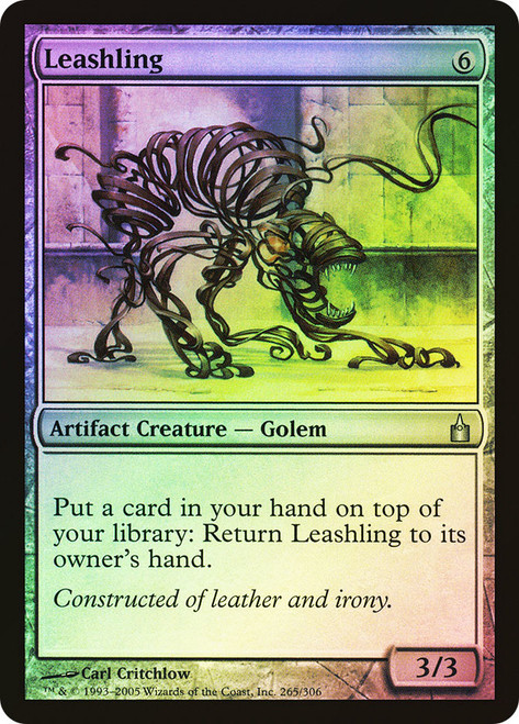 Leashling\nRavnica: City of Guilds\nSingle\nMagic The Gathering
