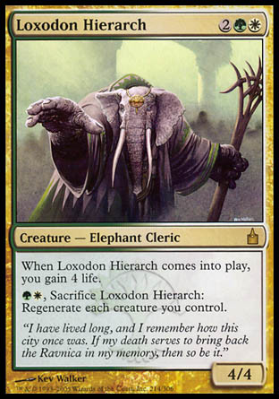 Loxodon Hierarch
Ravnica: City of Guilds (Foil) - German
Single
Magic The Gathering