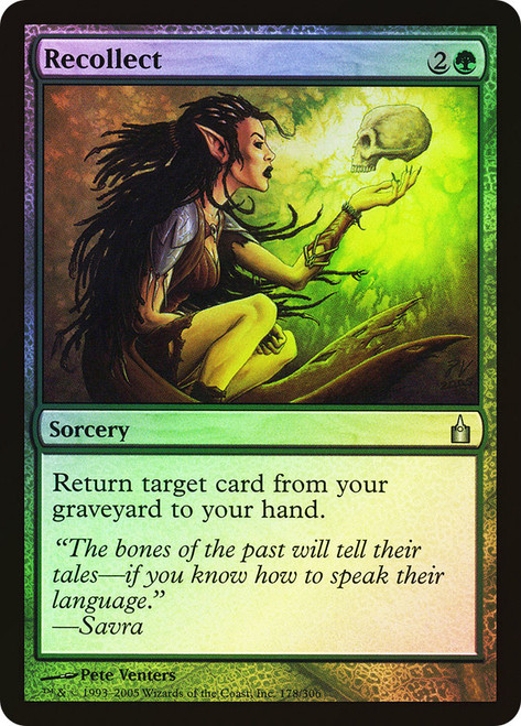Recollect\nRavnica: City of Guilds\nSingle\nMagic The Gathering