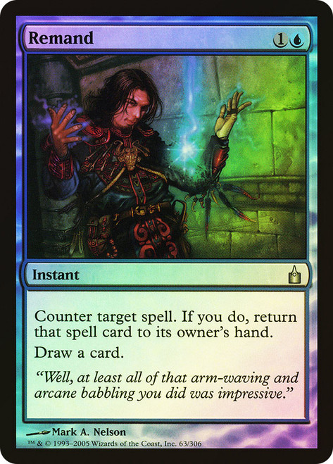 Remand\nRavnica: City of Guilds\nSingle\nMagic The Gathering