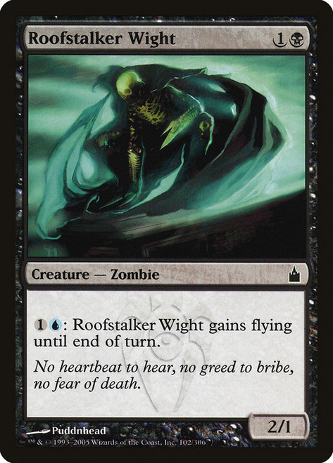 Roofstalker Wight\nRavnica: City of Guilds\nSingle\nMagic The Gathering