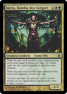Savra, Queen of the Golgari
Ravnica: City of Guilds - Portuguese
Single
Magic The Gathering
