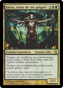 Savra, Queen of the Golgari
Ravnica: City of Guilds - Spanish
Single
Magic The Gathering