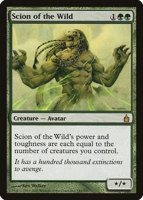 Scion of the Wild\nRavnica: City of Guilds\nSingle\nMagic The Gathering