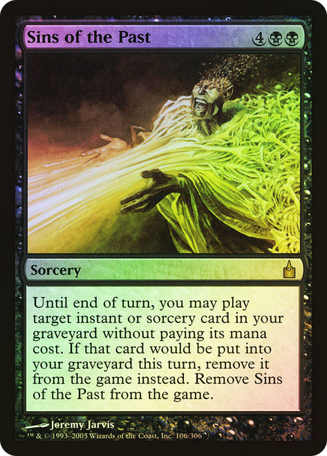 Sins of the Past\nRavnica: City of Guilds\nSingle\nMagic The Gathering