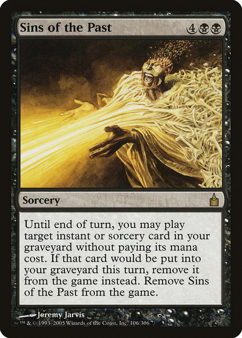 Sins of the Past\nRavnica: City of Guilds\nSingle\nMagic The Gathering