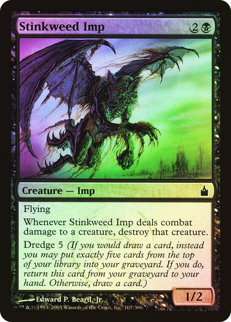 Stinkweed Imp\nRavnica: City of Guilds\nSingle\nMagic The Gathering