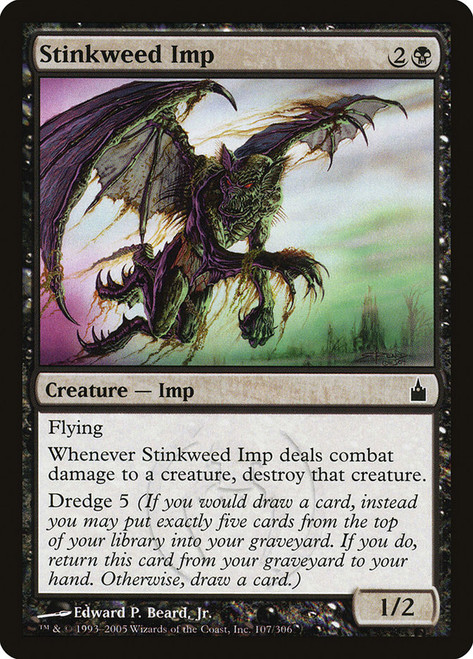 Stinkweed Imp\nRavnica: City of Guilds\nSingle\nMagic The Gathering