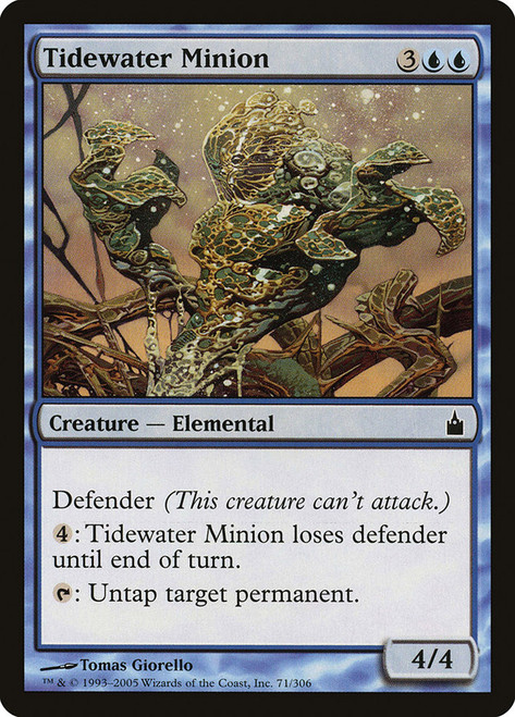 Tidewater Minion\nRavnica: City of Guilds\nSingle\nMagic The Gathering