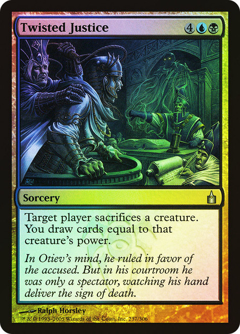 Twisted Justice\nRavnica: City of Guilds\nSingle\nMagic The Gathering