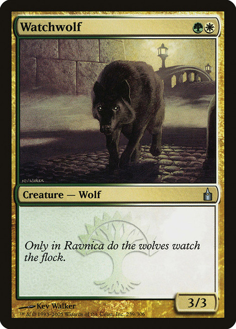 Watchwolf\nRavnica: City of Guilds\nSingle\nMagic The Gathering