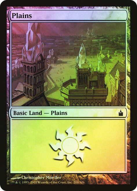 Plains (#288)\nRavnica: City of Guilds\nSingle\nMagic The Gathering
