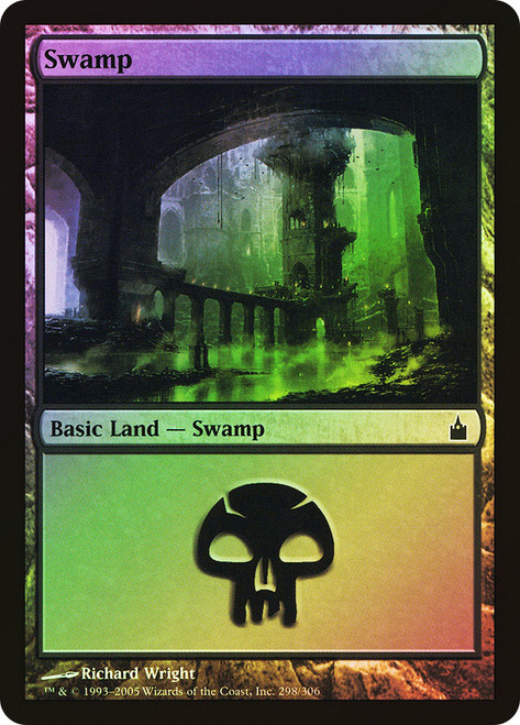 Swamp (#298)\nRavnica: City of Guilds\nSingle\nMagic The Gathering