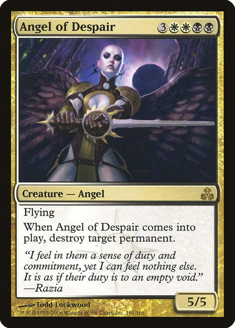 Angel of Despair\nGuildpact\nSingle\nMagic The Gathering