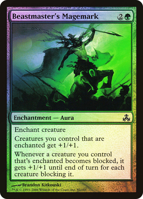 Beastmaster's Magemark\nGuildpact\nSingle\nMagic The Gathering