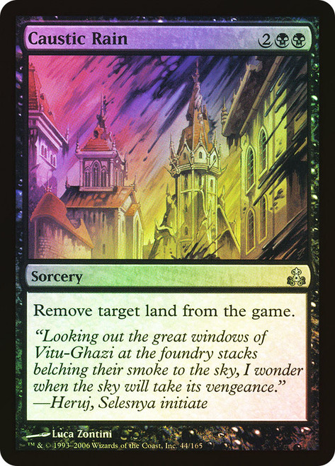 Caustic Rain\nGuildpact\nSingle\nMagic The Gathering
