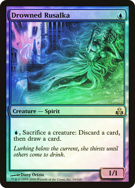 Drowned Rusalka\nGuildpact\nSingle\nMagic The Gathering