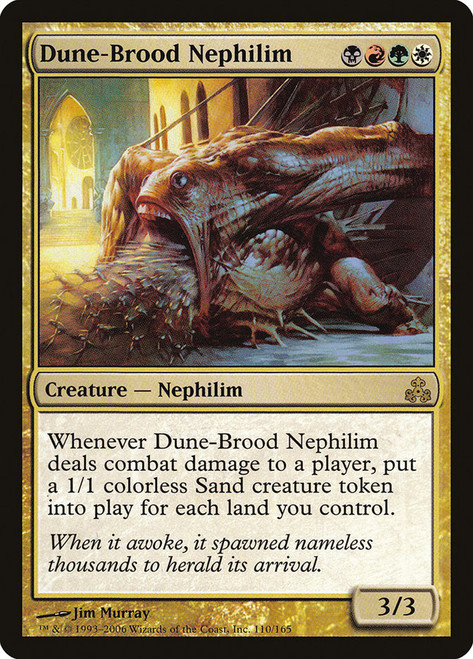 Dune-Brood Nephilim\nGuildpact\nSingle\nMagic The Gathering