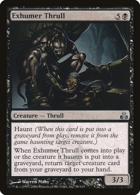 Exhumer Thrull\nGuildpact\nSingle\nMagic The Gathering