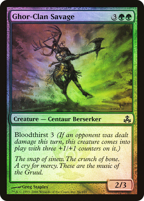 Ghor-Clan Savage\nGuildpact\nSingle\nMagic The Gathering