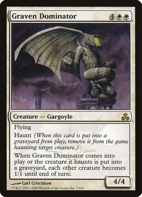 Graven Dominator\nGuildpact\nSingle\nMagic The Gathering