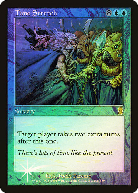 [EN]時間の伸長/Time Stretch[ODY][Foil] MTG 時間の伸長 foil 日本語版 MTG 時間の伸長 foil 日本語版
