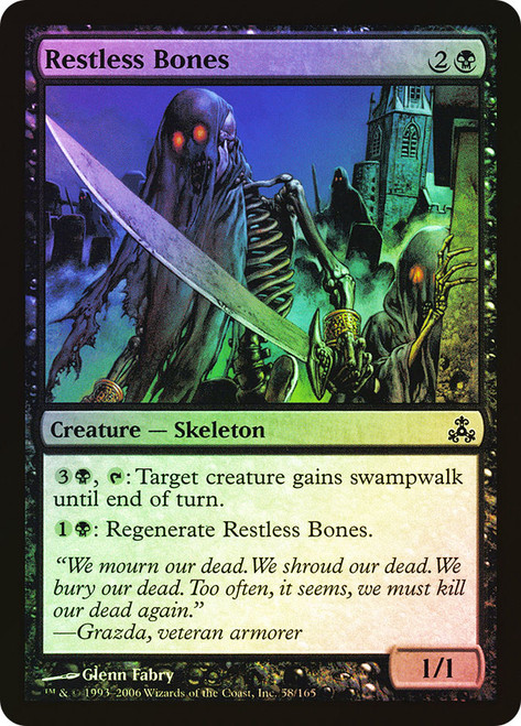 Restless Bones\nGuildpact\nSingle\nMagic The Gathering