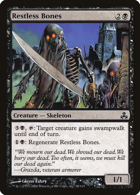 Restless Bones\nGuildpact\nSingle\nMagic The Gathering