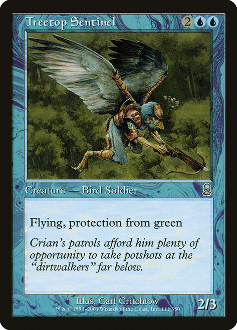 Treetop Sentinel\nOdyssey\nSingle\nMagic The Gathering